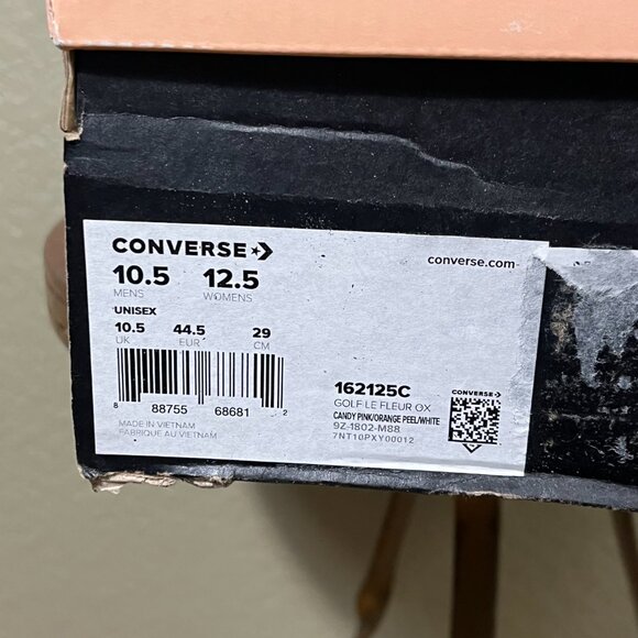 Golf Le Fleur Uno Orange/Pink Converse 10.5 New Golf Wang - Picture 8 of 8